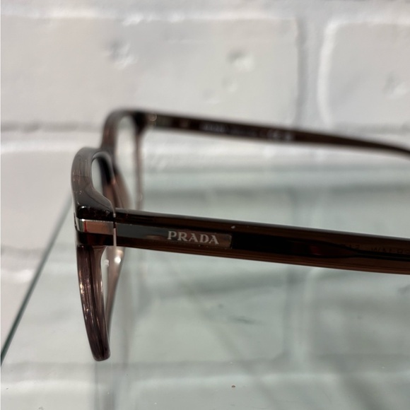 Prada RX glasses brown with light purple hue - Picture 11 of 13